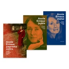 A. Ernaux 3 knygų rinkinys: Įvykis + Metai + Paprasta aistra
