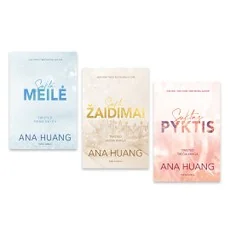 Ana Huang 3 knygų rinkinys: Sukta meilė + Sukti žaidimai + Suktas pyktis