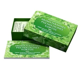 Aromaterapinės psichologinės kortos su knygute
