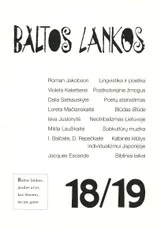 Baltos lankos Nr. 18/19