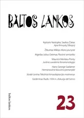 Baltos lankos Nr. 23 — filosofija
