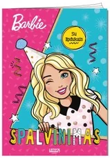 Barbė. Spalvinimas su lipdukais — knygeles-su-lipdukais