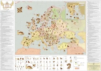 Europos mitinių būtybių žemėlapis
