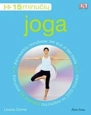 Joga. Keturios 15 minučių mankštos su DVD filmais.