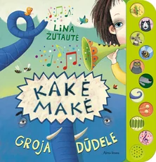 Kakė Makė groja dūdele — knygeles-kietais-lapais