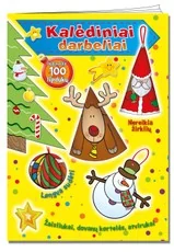 Kalėdiniai darbeliai. Užduotėlės su lipdukais
