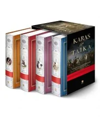 KARAS IR TAIKA: epinis leidimas – Levo Tolstojaus šedevras, pripažintas geriausia pasaulyje knyga – visi 4 tomai, daugiau nei 1900 puslapių aukščiausios prabos literatūros kolekcinėje dėžutėje