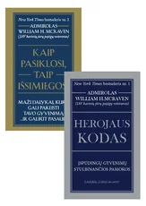 Knygų rinkinys-Herojaus kodas + Kaip pasiklosi, taip išsimiegosi