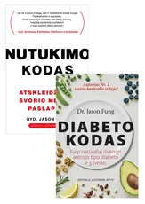 Knygų rinkinys-Nutukimo kodas: atskleidžiame svorio metimo paslaptis + Diabeto kodas. Kaip natūraliai išvengti antro tipo diabeto ir jį įveikti