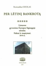 Per lėtinį bankrotą