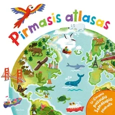 Pirmasis atlasas. Su pasaulio žemėlapio plakatu