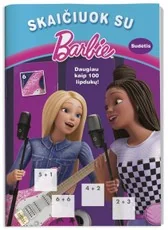 Skaičiuok su Barbie. Sudėtis. Daugiau kaip 100 lipdukų