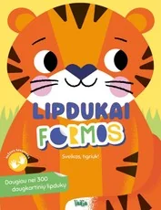 Sveikas, tigriuk! Lipdukai – formos