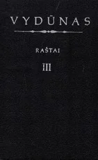Vydūnas. Raštai III tomas