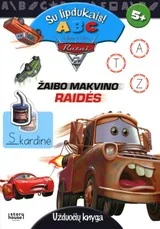 Žaibo Makvino raidės. Su lipdukais. Užduočių knyga