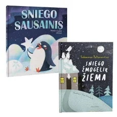 Žiemos knygelių rinkinys: Sniego žmogelių žiema + Sniego sausainis